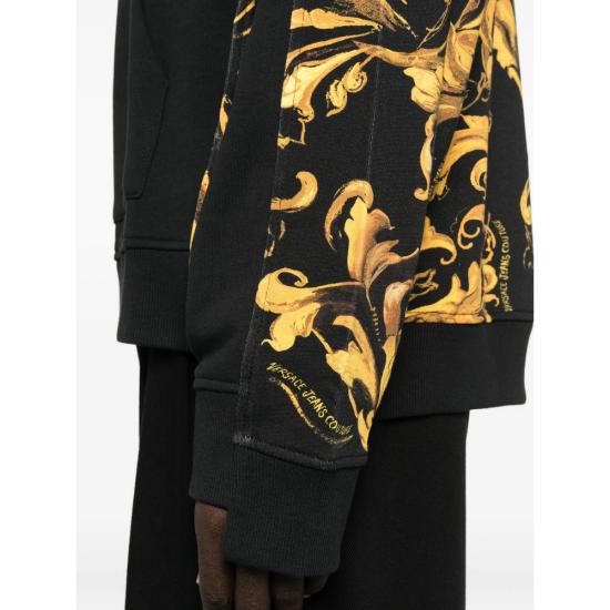 25FW 베르사체 스웨터 79GAI309 FS201 G89 BLACK GOLD - VERSACE