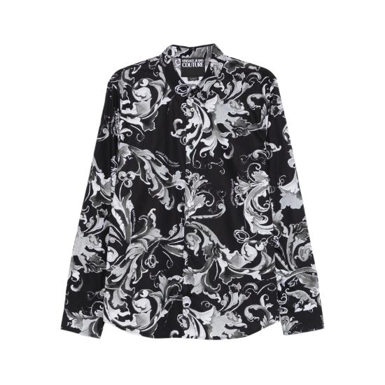 25FW 베르사체 셔츠 79GAL2S0 NS698 899 BLACK WHITE