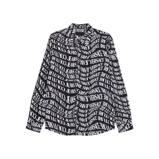 25FW 베르사체 셔츠 79GAL2R0 NS701 899 BLACK WHITE