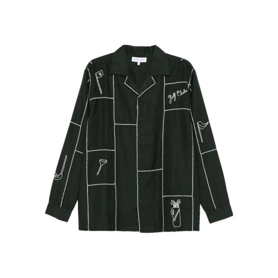 25FW 메종 라비쉬 셔츠 YMRIQUETIGOLF SCARA GREEN