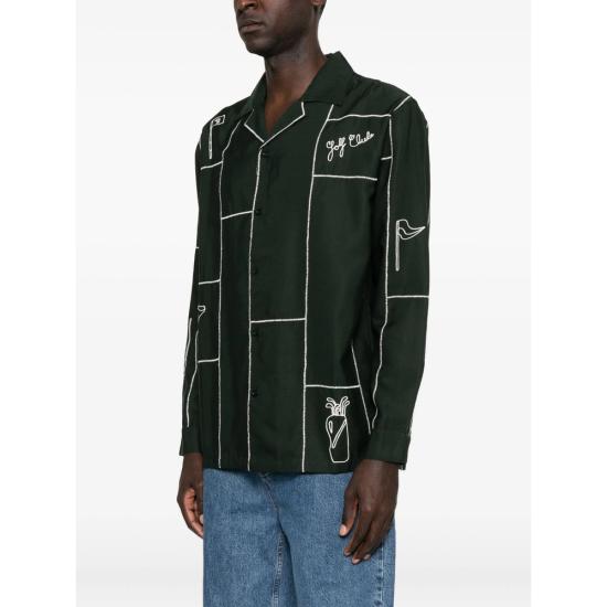 25FW 메종 라비쉬 셔츠 YMRIQUETIGOLF SCARA GREEN - MAISON LABICHE