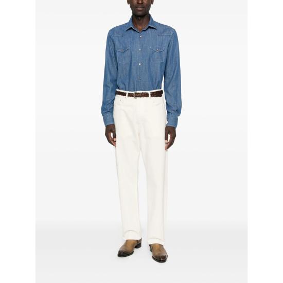 25FW 발바 데님 셔츠 50250 0001 BLUE - BARBA