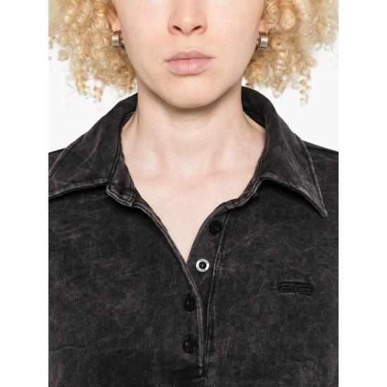 25FW 게스투즈 폴로 티셔츠 10910662 NEIA BKBRO BLACK GREY - GESTUZ