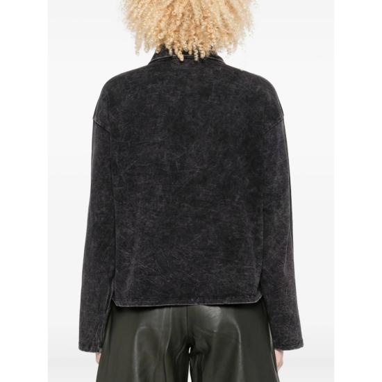 25FW 게스투즈 폴로 티셔츠 10910662 NEIA BKBRO BLACK GREY - GESTUZ