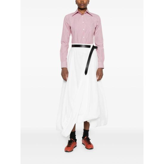 25FW 마짜렐리 셔츠 GEA C 45 69 RED WHITE - MAZZARELLI