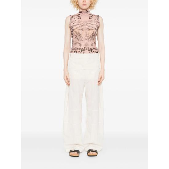 25FW 핑코 민소매 티셔츠 105796 A2VM NZ8 NEUTRALS - PINKO