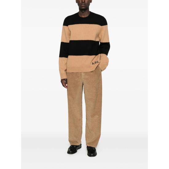 25FW 아페쎄 스웨터 WVBDL H23364 LWC NEUTRALS BLACK - A.P.C.