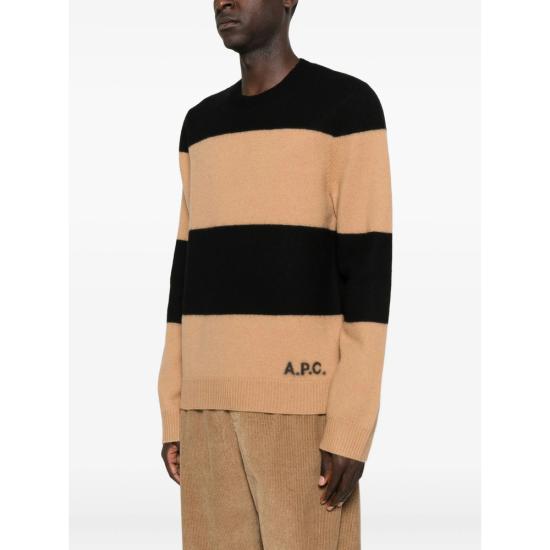 25FW 아페쎄 스웨터 WVBDL H23364 LWC NEUTRALS BLACK - A.P.C.