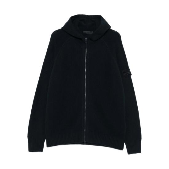 25FW 스톤 아일랜드 후드 티셔츠 155100077 S00FF V0020 BLACK