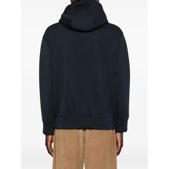 25FW 엠포리오 아르마니 후드 티셔츠 AF18339 EM002882 MB367 BLUE - EMPORIO ARMANI