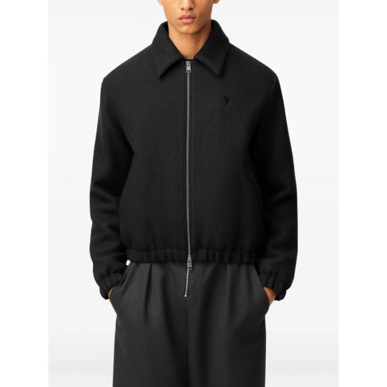 25FW 아미 봄버 자켓 HJK830 CO0089 020 BLACK - AMI