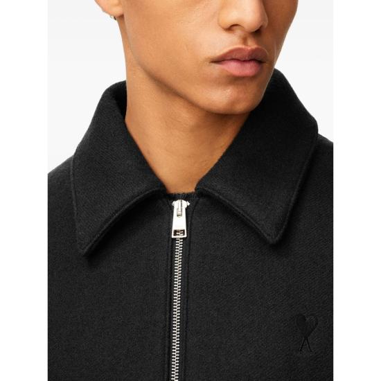 25FW 아미 봄버 자켓 HJK830 CO0089 020 BLACK - AMI