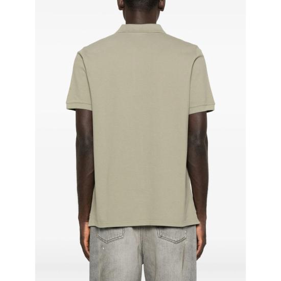 25FW 메종키츠네 폭스 헤드 레귤러 폴로 티셔츠  PM00209KP0002 LAGRE GREEN - MAISON KITSUNE