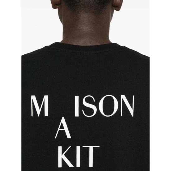 25FW 메종키츠네 크로스월드 컴포트 티셔츠 PM00112KJ7025 BLACK - MAISON KITSUNE
