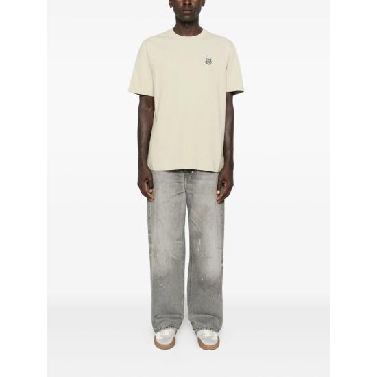 25FW 메종키츠네 폭스 헤드 컴포트 티셔츠 PM00108KJ7025 STBEI NEUTRALS - MAISON KITSUNE