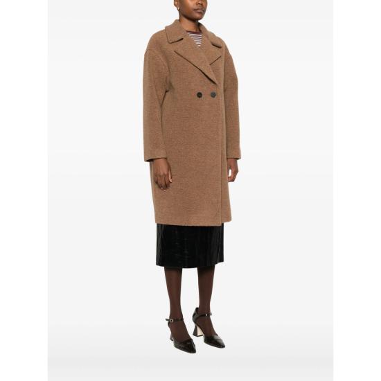 25FW 해리스와프런던 코트 AC1487MWE 458 BROWN - HARRIS WHARF LONDON