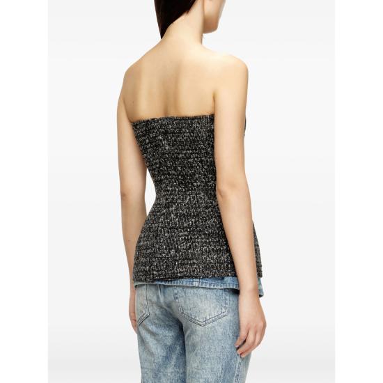 25FW 디젤 블라우스 0EPCS A20623 9XXA GREY BLACK - DIESEL