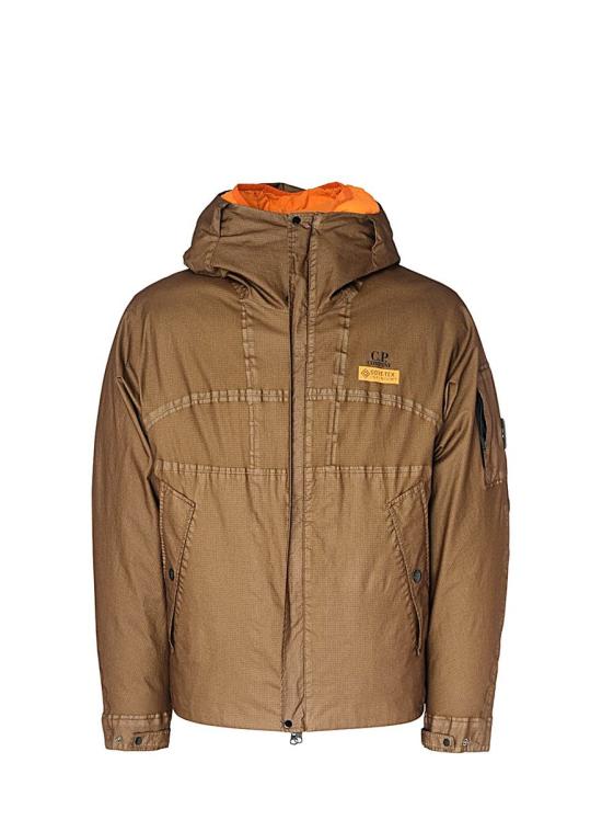 24FW 씨피 컴퍼니 후드 티셔츠 15CMOW104A006366G Marrone Brown - C.P. COMPANY