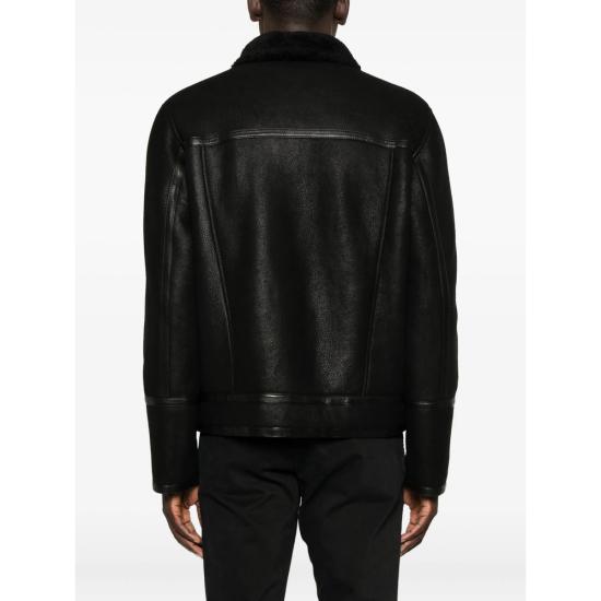 25FW 돈답 가죽 자켓 UJ972 XXX 999 BLACK - DONDUP