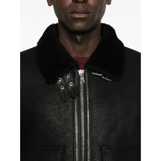 25FW 돈답 가죽 자켓 UJ972 XXX 999 BLACK - DONDUP