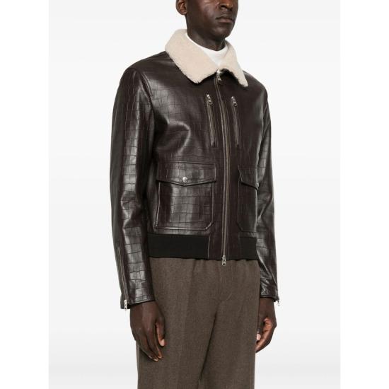 25FW 맥케이지 가죽 자켓 CHANCE NV COFFE BROWN - MACKAGE