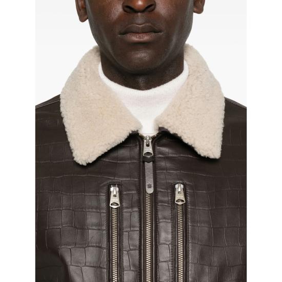 25FW 맥케이지 가죽 자켓 CHANCE NV COFFE BROWN - MACKAGE