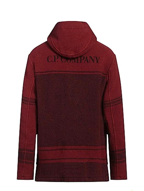 24FW 씨피 컴퍼니 후드 티셔츠 15CMOW349A006645 Rosso Red - C.P. COMPANY