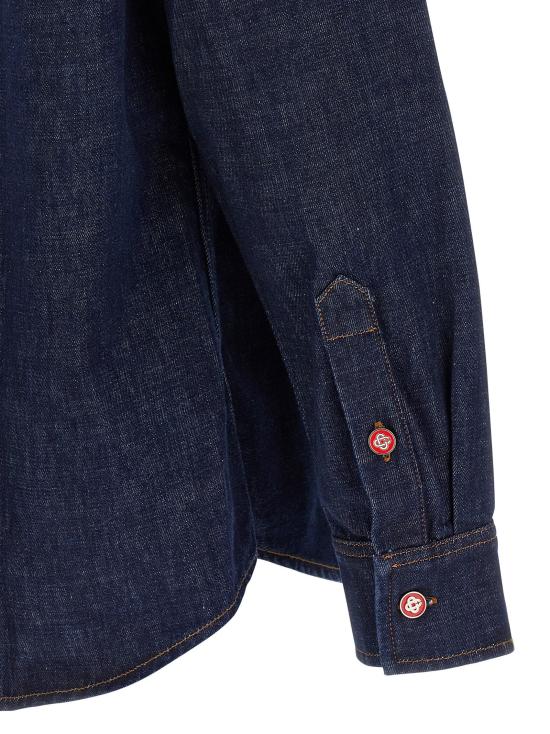 25FW 카사블랑카 데님 셔츠 MPF25SH18901INDIGO - CASABLANCA
