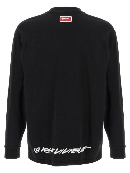 25FW 겐조 보크 플라워 긴팔 티셔츠  FF65TL3514SG99J - KENZO