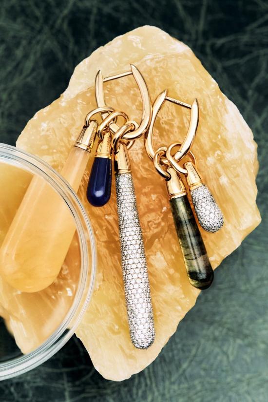  피디파올라 목걸이/팬던트 Pdpaola 파베 드롭 펜던트 골드 - PD PAOLA