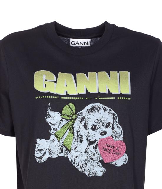 25FW 가니 반팔 티셔츠 T4333 252 Grey - GANNI