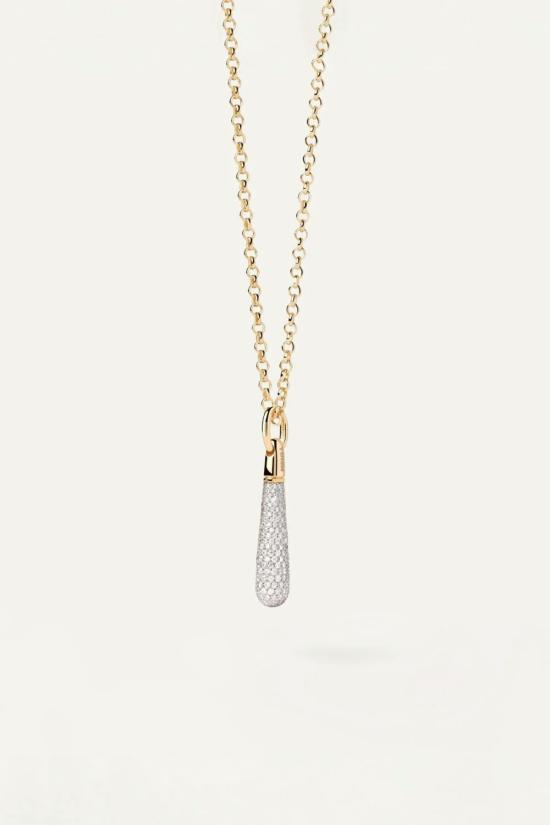  피디파올라 목걸이/팬던트 Pdpaola Pavé 라지 드롭 펜던트 골드 - PD PAOLA