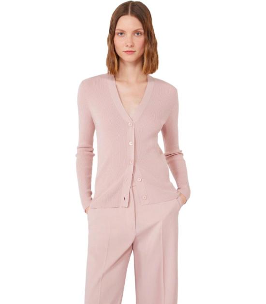 25FW 위켄드막스마라 가디건 2525346021600 011 XS Pink - WEEKEND MAX MARA