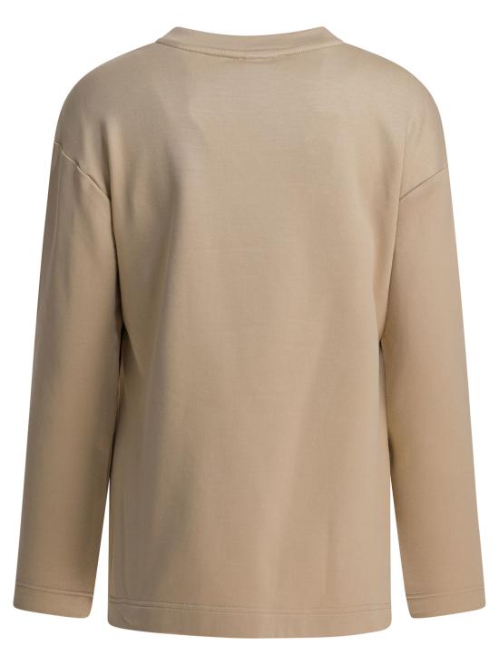 25FW 막스마라 긴팔 티셔츠 2521926028BERMA003 Brown - MAX MARA