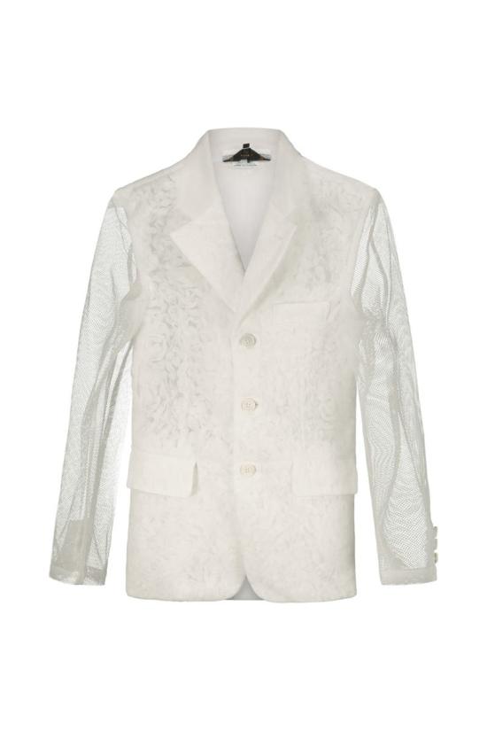 25SS 꼼데가르송 수트 자켓 GOJ005 WHITE