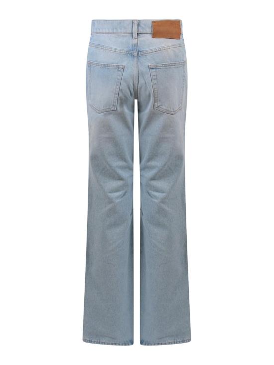  오프화이트 스트레이트 팬츠 OWYA047F22DEN0014000 Blue - OFF WHITE