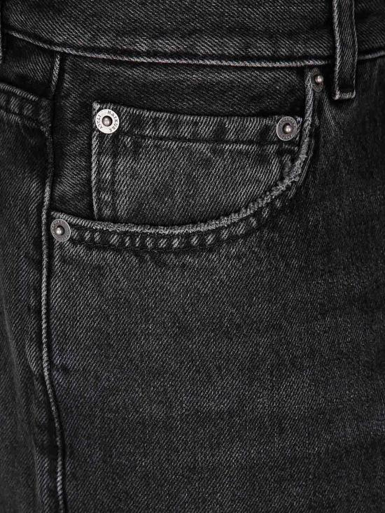 25FW 하이쿠레 스트레이트 팬츠 HEW03296DF174L0732 Black - HAIKURE