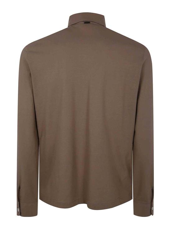  에르노 긴팔 셔츠 JPL00116U520050962600 Nude Neutrals - HERNO