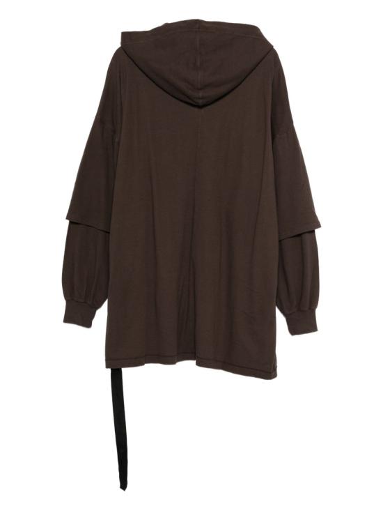 25FW 다크쉐도우 후드 티셔츠 DU02E7271JDB 78 Brown - DRKSHDW