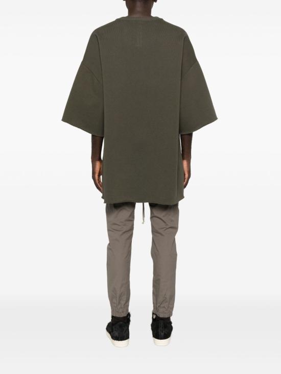 25FW 릭 오웬스 반팔 티셔츠 RU02E1279JTC 25 Green - RICK OWENS