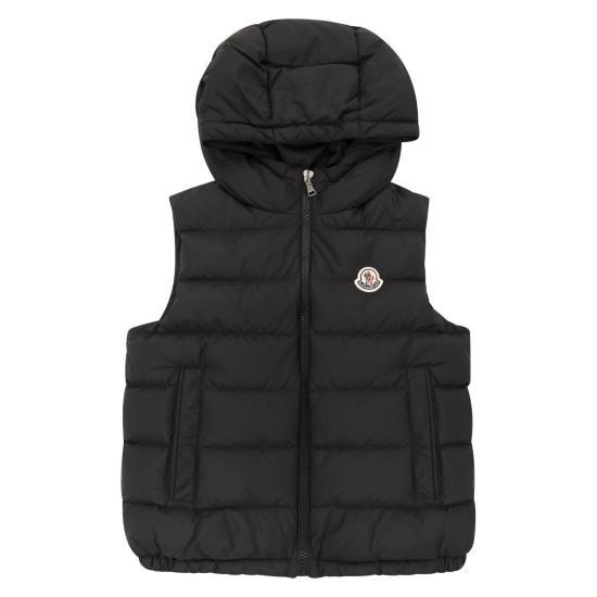 25FW [키즈] 몽클레어 베스트 K29541A00029 BLACK