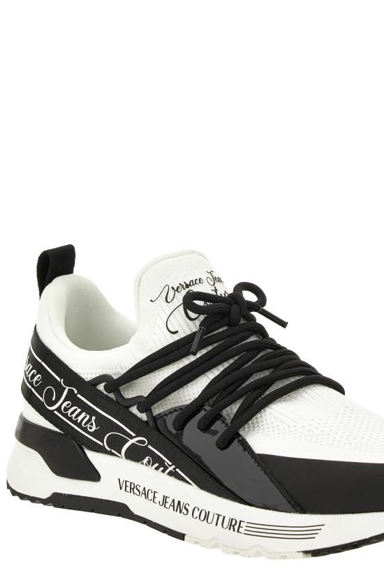 25FW 베르사체 Dynamic 다이나믹 로고 스니커즈  79VA3SA8 ZSC96L02 White - VERSACE