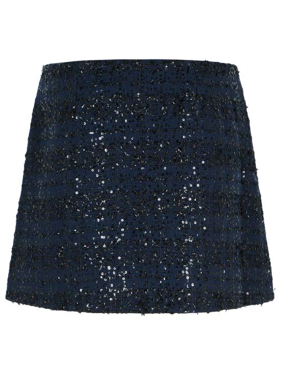 25FW 로테이트 숏 스커트 1141981725 Navy - ROTATE