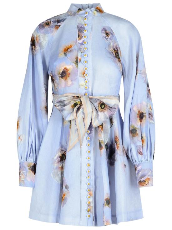 25FW 짐머만 숏 원피스 3970DF251LILIAC POPPY Liliac