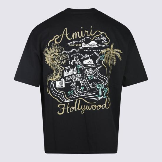 25FW 아미리 반팔 티셔츠 AMJYTE1237BLACK Black - AMIRI
