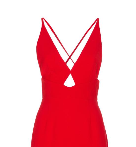 25FW 솔러스런던 롱 원피스 OS45030RED - SOLACE LONDON