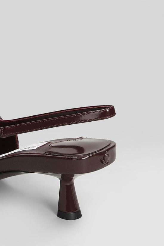 25FW 지미추 뮬/슬리퍼 424639 J000176987 Red - JIMMY CHOO