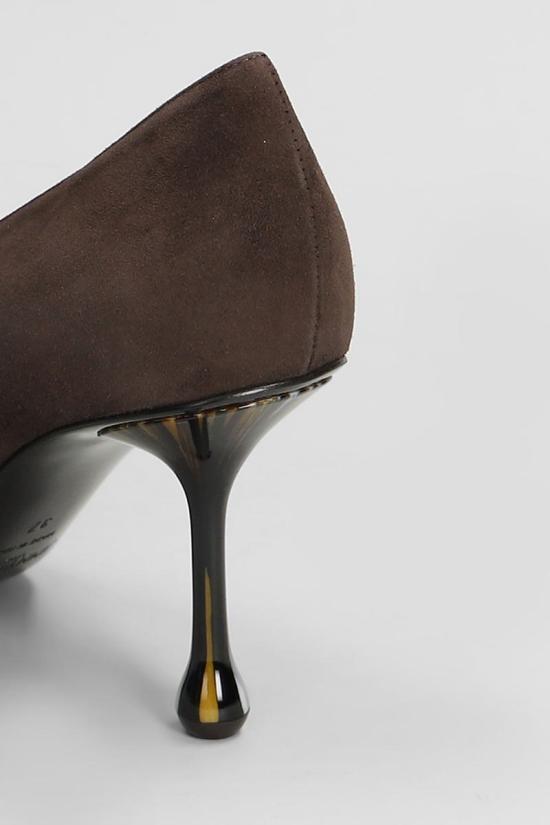 25FW 지미추 뮬/슬리퍼 424264 J000176260 BROWN - JIMMY CHOO