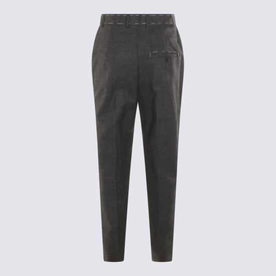 25FW 모스키노 스트레이트 팬츠 252D030454173500 GREY - MOSCHINO