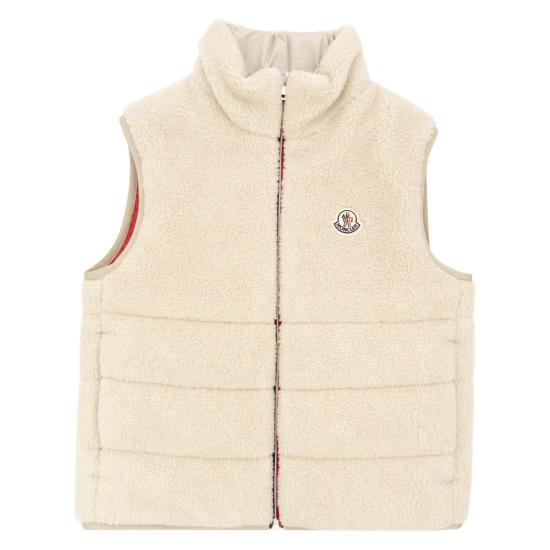 25FW [키즈] 몽클레어 베스트 K29541A00006 LIGHT BEIGE